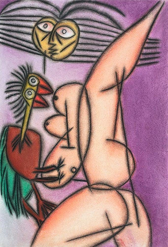 Lady with Bird